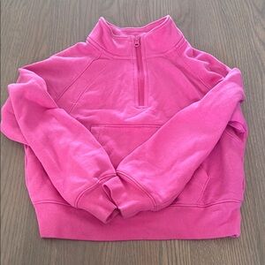 GAP Bright Pink Half-Zip Sweater